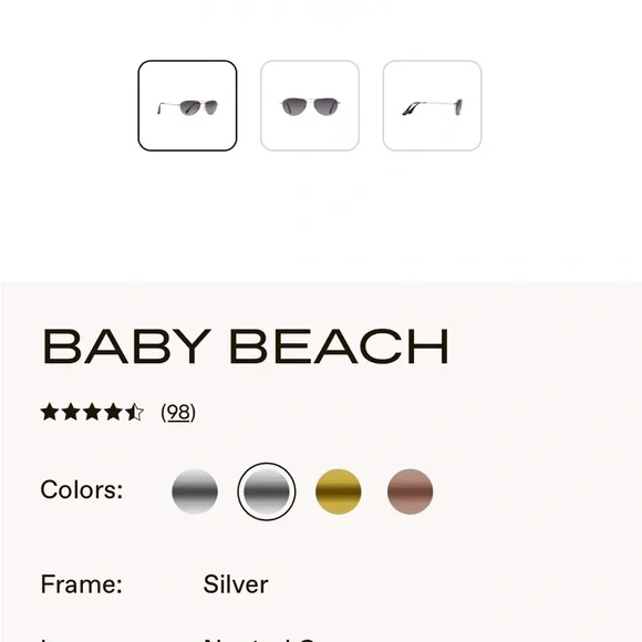 maui jim baby beach women's sunglasses - Picture 7 of 9